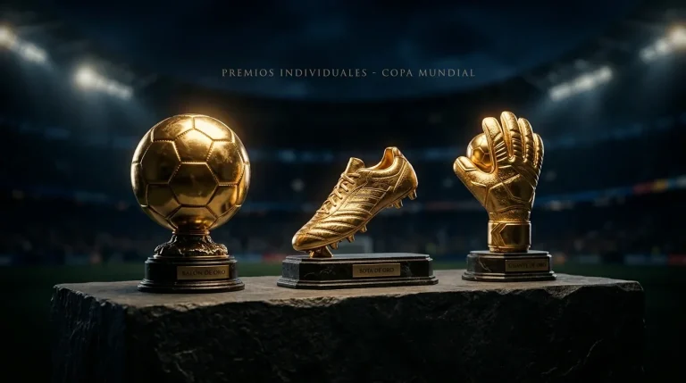 Galardones del Mundial 2026: Balón de Oro, Bota de Oro y Guante de Oro